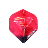 Fléchettes 90% Nickel Tungstène - Tornado - Fléchettes acier - Rouge et Noir