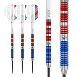 Fléchettes 90% Tungstène - Wildcats - Winmau - Fléchettes acier - Rouge et Noir