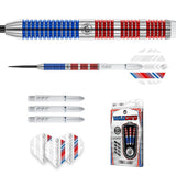 Fléchettes 90% Tungstène - Wildcats - Winmau - Fléchettes acier - Rouge et Noir