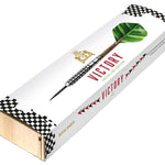 Fléchettes Green Line 80% tungstene - Victory - Royal Darts - Fléchettes acier - Rouge et Noir