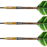 Fléchettes Green Line 95% tungstene - Masterpiece - Royal Darts - Fléchettes acier - Rouge et Noir