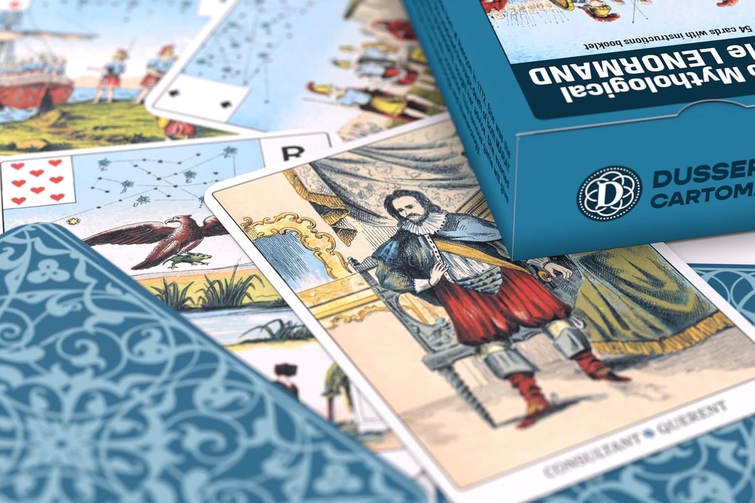 Grand Jeu de Mlle Lenormand - jeu divinatoire - Rouge et Noir