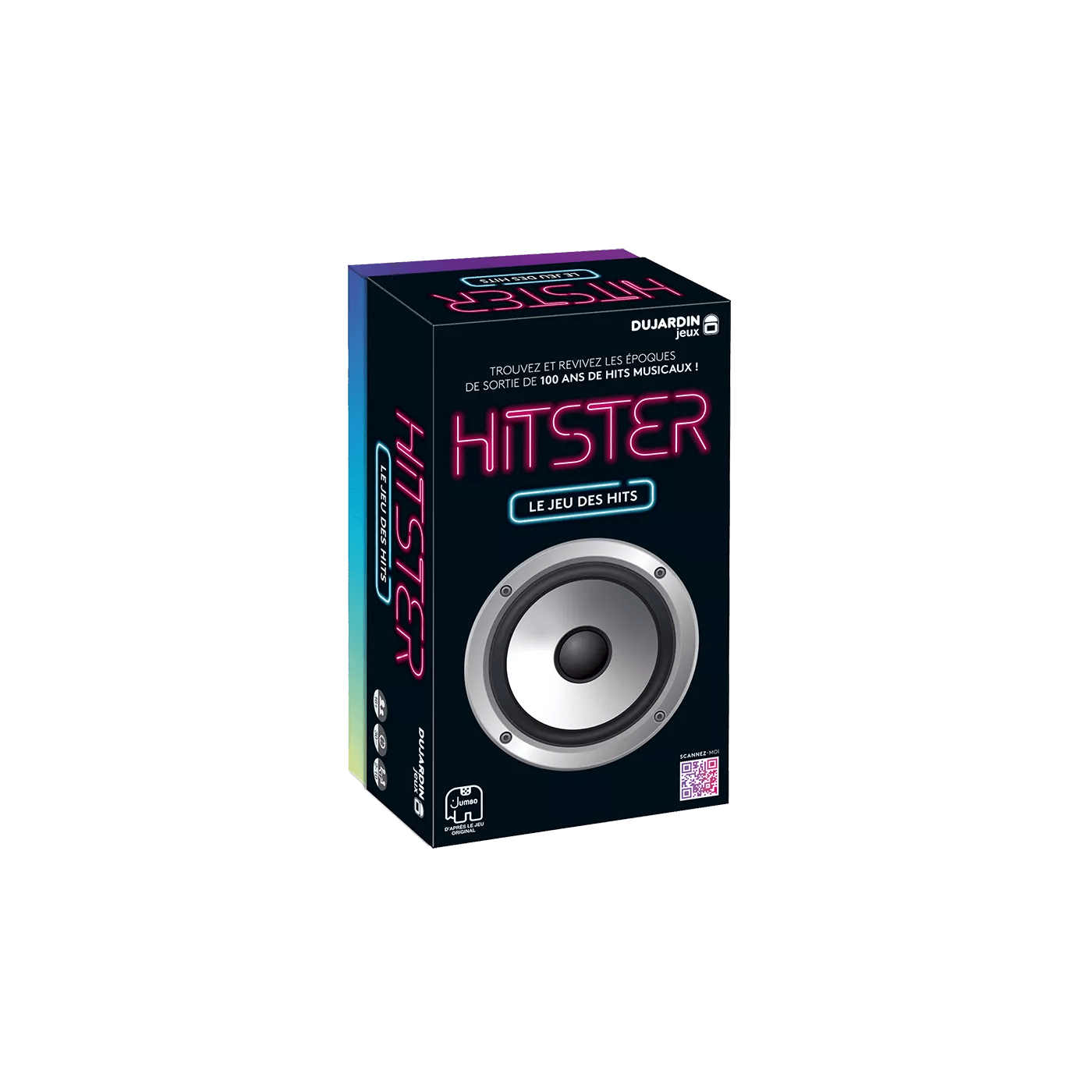 Hitster - Jeu de plateau d'ambiance et de vivacité - Rouge et Noir
