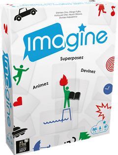Imagine - Jeu de plateau d'ambiance et de vivacité - Rouge et Noir