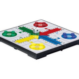 Jeu de petits chevaux de voyage en plastique magnétique - 17 x 9 cm - Jeux de Voyage - Rouge et Noir