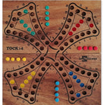 Jeu de Tock pliant - 4 joueurs - Le délirant - Jeux Traditionnels - Rouge et Noir