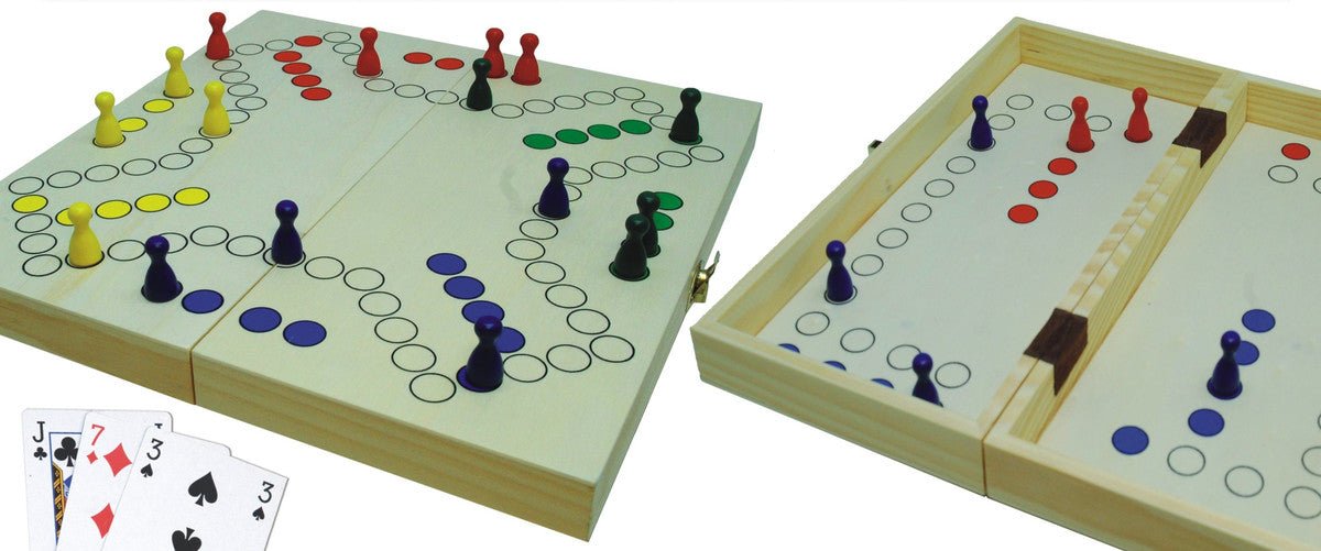 Jeu de Tock pliant - Magnètique - Jeux Traditionnels - Rouge et Noir