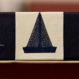 Jeu d'échecs en marqueterie de cuir - Exemplaire unique - Fabrication française - ensemble d'échecs luxe classique jeu d'échecs en cuir véritable - Rouge et Noir