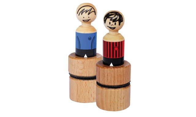 Joueurs Foot accessoires Weykick la paire - Weykick - Rouge et Noir