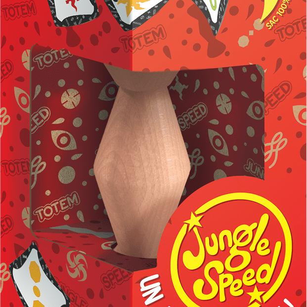 Jungle Speed - Jeu de plateau d'ambiance et de vivacité enfants - Rouge et Noir
