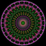 Kaleidoscope holographique à tube paillettes - Jeux Optiques - Rouge et Noir
