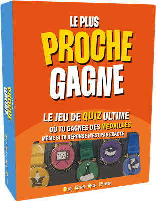 Le plus proche gagne - Jeu de questions - Rouge et Noir