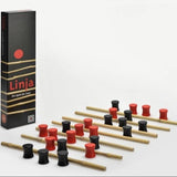 Linja - Jeu en bois de stratégie - Rouge et Noir