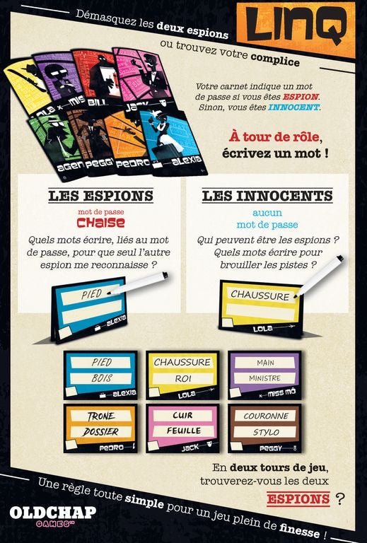 Linq - Jeux de Société et de Plateaux - Rouge et Noir