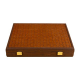 Mah - Jong - Coffret bois et cuir - Manopoulos - jeu traditionnel jeu de mah - jong - Rouge et Noir
