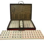 Mah - Jong - Coffret chinois - XXL - jeu traditionnel jeu de mah - jong - Rouge et Noir