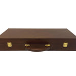 Mallette de 500 jetons - Bois avec racks - Sunshine - 14,5 gr - mallette de poker en aluminium coffret de poker de luxe cadeau bel objet - Rouge et Noir