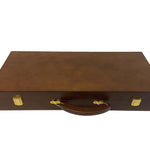 Mallette de 500 jetons - Bois avec racks - Sunshine - 14,5 gr - mallette de poker en aluminium coffret de poker de luxe cadeau bel objet - Rouge et Noir