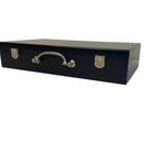 Mallette de poker en bois - Teinté Noir - accessoire de poker - Rouge et Noir
