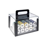 Mallette vide - Bird Cage 600 jetons - accessoire de poker - Rouge et Noir