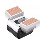 Melangeur automatique / Batteur de cartes rechargeable - Accessoire de poker - Rouge et Noir