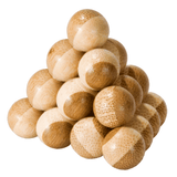 Mini casse - tête 3D en bois - Pyramide - Casse - tête en bois pyramide enfant - Rouge et Noir
