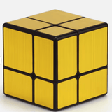 Mirror cube - 2x2 - Silver / Gold - Casse - tête autre cube rubick - Rouge et Noir