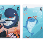 Mon premier jeu de familles - Cartes Enfants - Rouge et Noir
