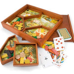 Nain Jaune à l'ancienne - Jeu traditionnel jeu de nain - jaune en boius - Rouge et Noir