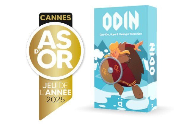 Odin - As d'or "Jeu de l'année" 2025 - Jeu de plateau de stratégie d'ambiance enfants cadeau - 12a As d'or - Rouge et Noir
