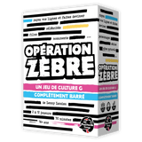 Operation Zebre - Jeu de plateau d'ambiance et de vivacité - Rouge et Noir