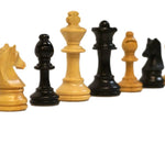 Pièces d'échecs en Buis CHAVET - Fabrication française - jeu d'échecs pièces d'échecs classiques - Rouge et Noir