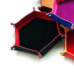Piste de Dés - souple 18cm - rouge et noir - jeu de dés piste de dés - Rouge et Noir