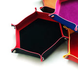Piste de Dés - souple 18cm - rouge et noir - jeu de dés piste de dés - Rouge et Noir