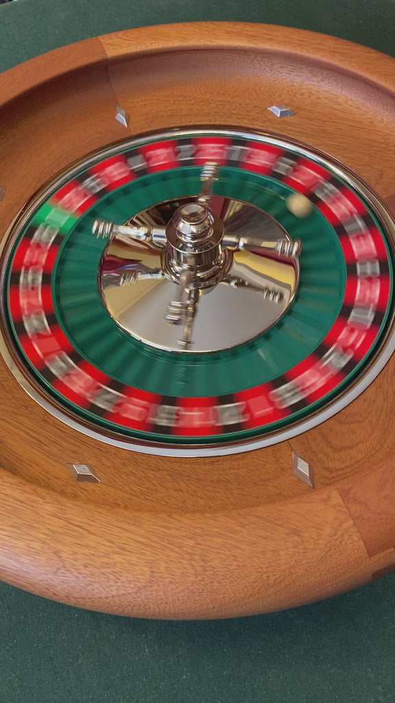 Vidéo Roulette Acajou Dal Negro fabriquée en Italie