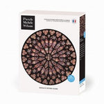 Puzzle Bois Michèle Wilson - 80 pièces - Rosace Notre Dame - XIIIeme siècle - Puzzle en bois Michèle Wilson - Rouge et Noir