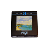Puzzle Curiosi 66 pièces - Régatte à Saint - Adresse - Monet - Puzzle en carton enfant - Rouge et Noir