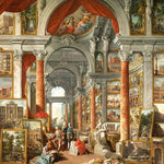 Puzzle Eurographics - 1000 p - Gallerie de la Rome Antique - Panini - Puzzle en carton - Rouge et Noir
