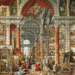 Puzzle Eurographics - 1000 p - Gallerie de la Rome Antique - Panini - Puzzle en carton - Rouge et Noir