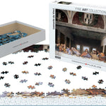 Puzzle Eurographics - 1000 p - La cène - De Vinci - Puzzle en carton - Rouge et Noir
