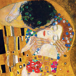 Puzzle Eurographics - 1000 p - Le Baiser (Détail) - Klimt - Puzzle en carton - Rouge et Noir