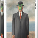 Puzzle Eurographics - 1000 p - Le fils de l’homme - Magritte - Puzzle en carton - Rouge et Noir