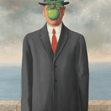 Puzzle Eurographics - 1000 p - Le fils de l’homme - Magritte - Puzzle en carton - Rouge et Noir