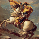 Puzzle Eurographics - 1000p - Bonaparte traversant les Alpes - David - Puzzle en carton - Rouge et Noir