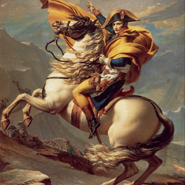 Puzzle Eurographics - 1000p - Bonaparte traversant les Alpes - David - Puzzle en carton - Rouge et Noir