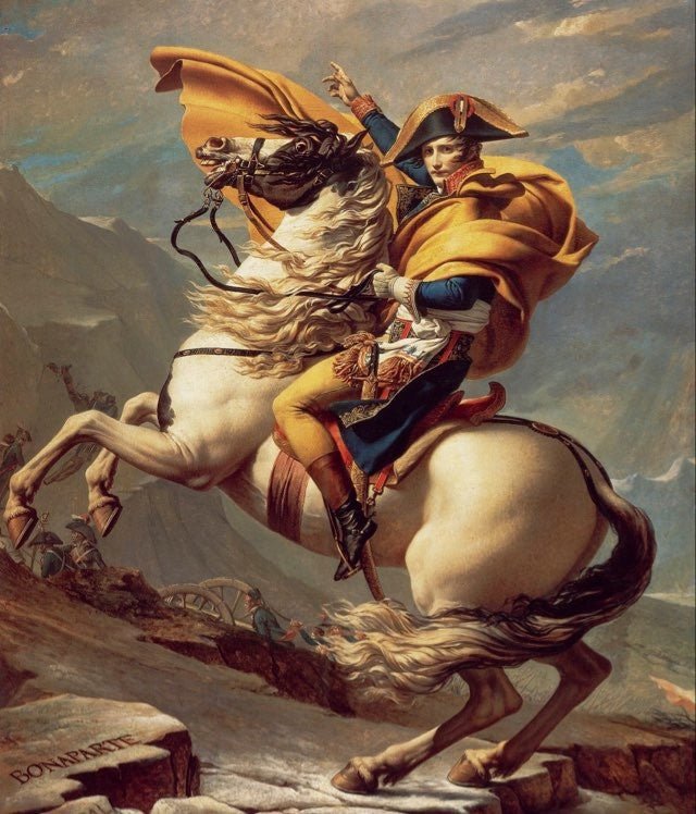 Puzzle Eurographics - 1000p - Bonaparte traversant les Alpes - David - Puzzle en carton - Rouge et Noir