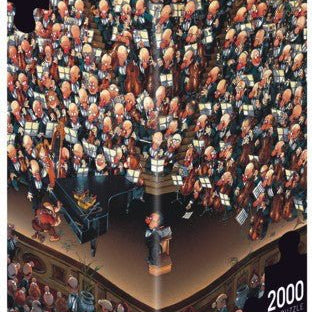 Puzzle Heye - 2000 p - Orchestre - Puzzle en carton autre - Rouge et Noir