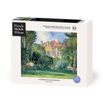 Puzzle MW - 350 p - La maison du jas de bouffan - Paul Cézanne - Puzzle en bois Michèle Wilson - Rouge et Noir