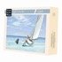 Puzzle MW - 500 p - La Houle - Hopper - Puzzle en bois Michèle Wilson - Rouge et Noir