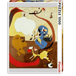 Puzzle Piatnik - 1000 p - Intérieur hollandais - Joan Miro - Puzzle en carton - Rouge et Noir